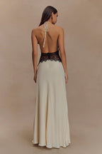 Sukienka maxi Elara Satin Lace
