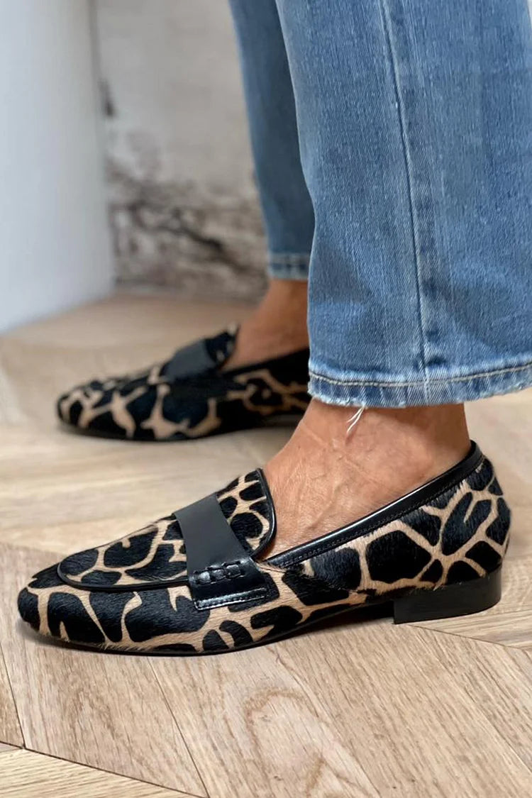 Nora | wyjątkowe loafersy z niskim obcasem