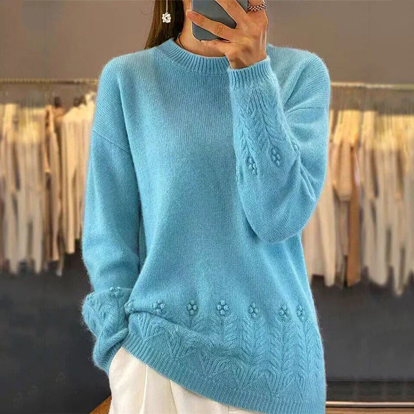 Cille | Sweter Dzianinowy