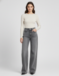 Aitana | Szare jeansy bootcut – swobodna elegancja