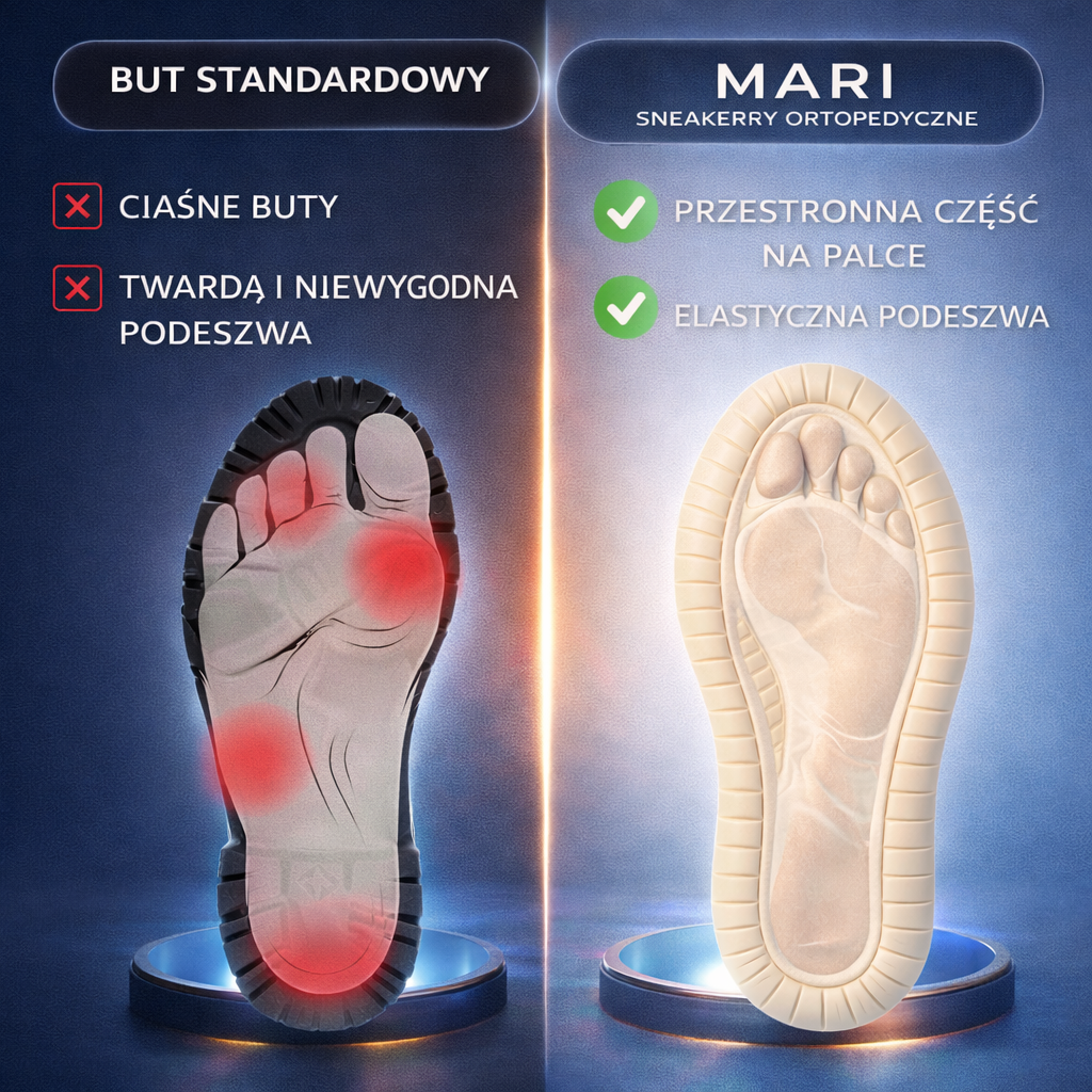 Mari | Wygodne sneakersy ortopedyczne