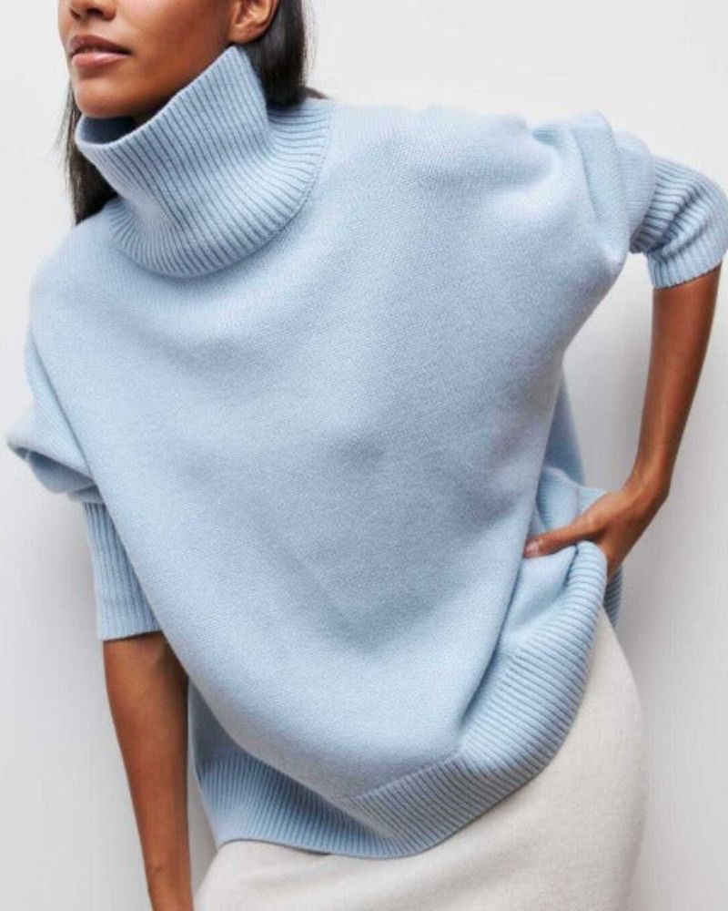 Evy | Sweter z Golfem