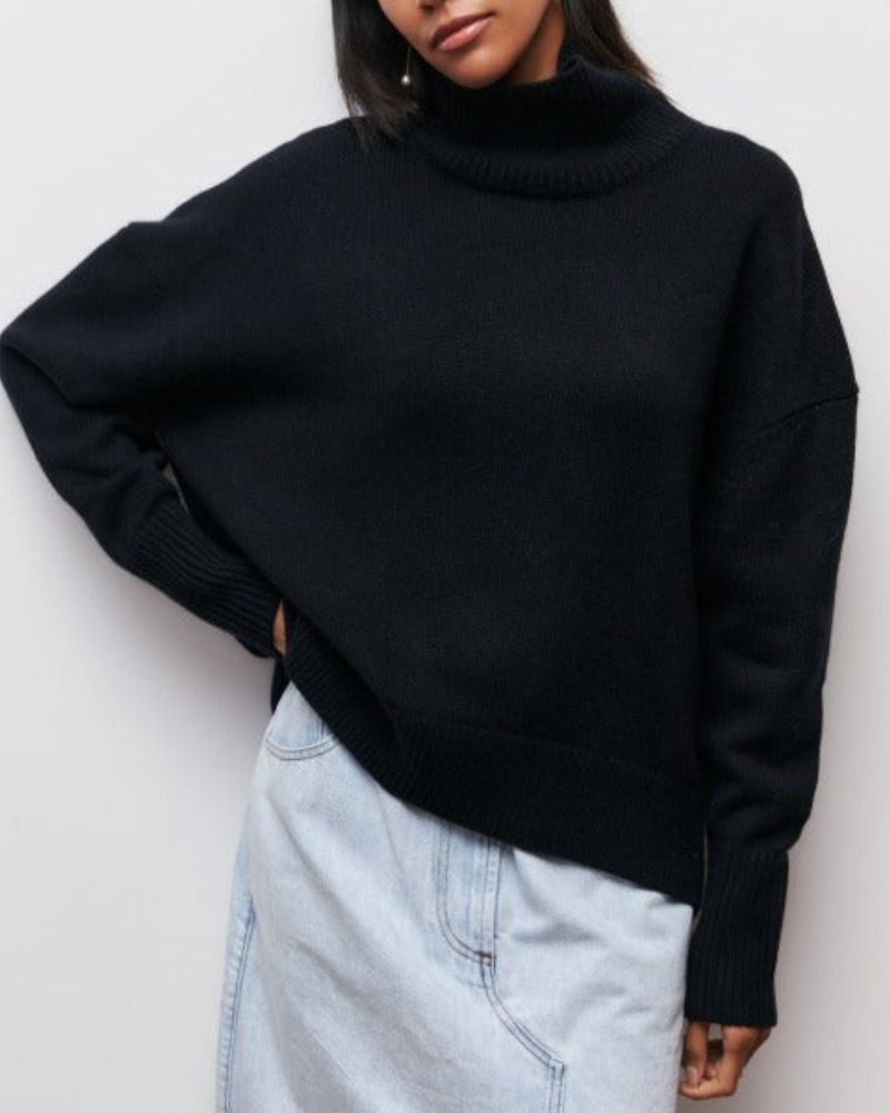 Evy | Sweter z Golfem