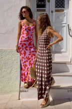 Noir Dot Maxi Sukienka