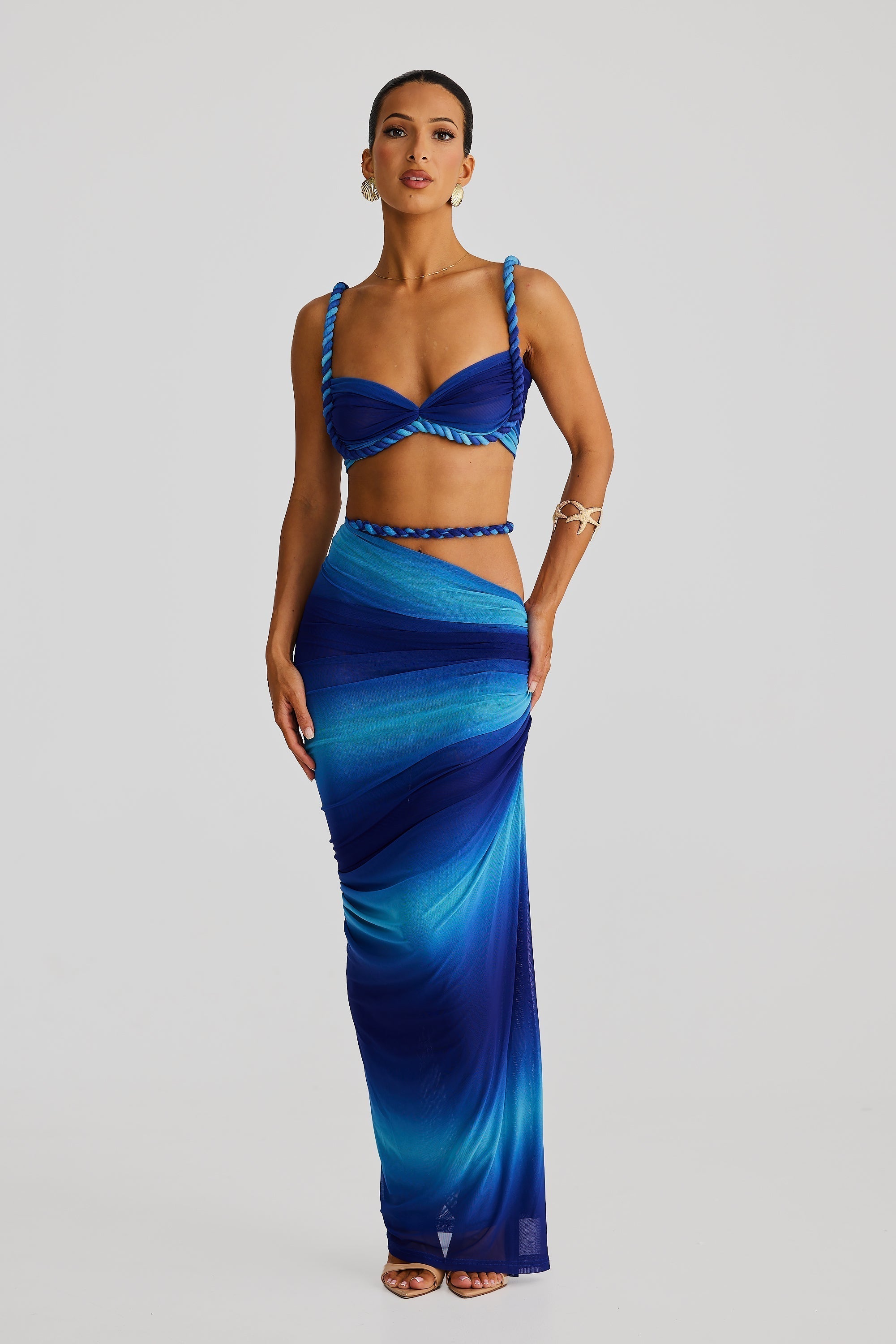 Zahria | Elegancka sukienka dwuczęściowa