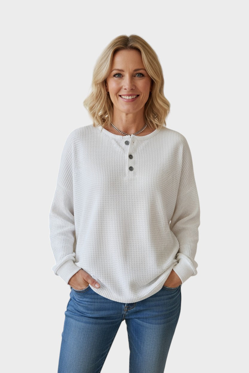 Helle | Sweter waflowy