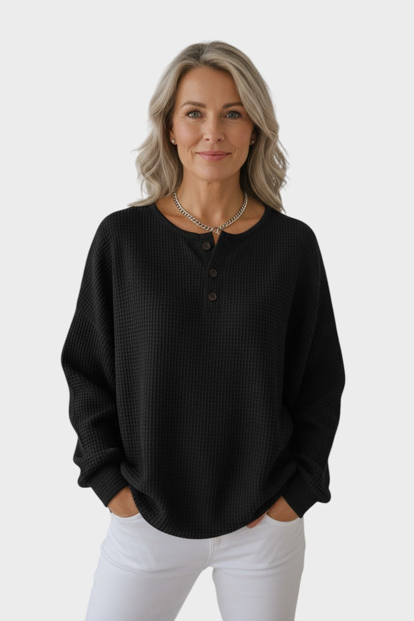 Helle | Sweter waflowy