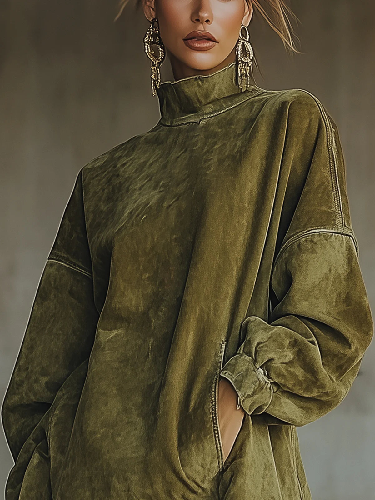 Tia | Sukienka suede