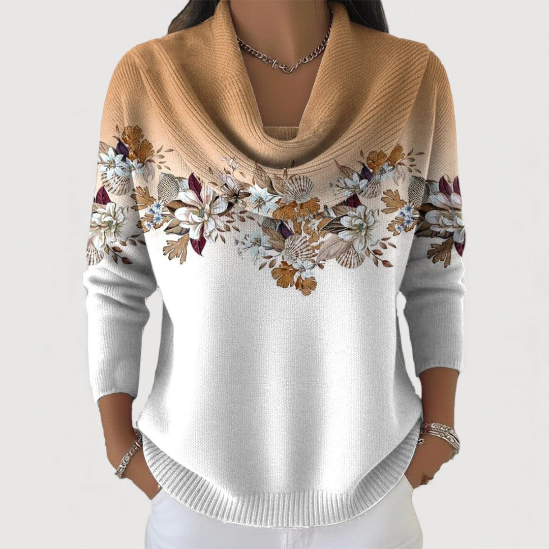 Alora | Kwiatowy sweter