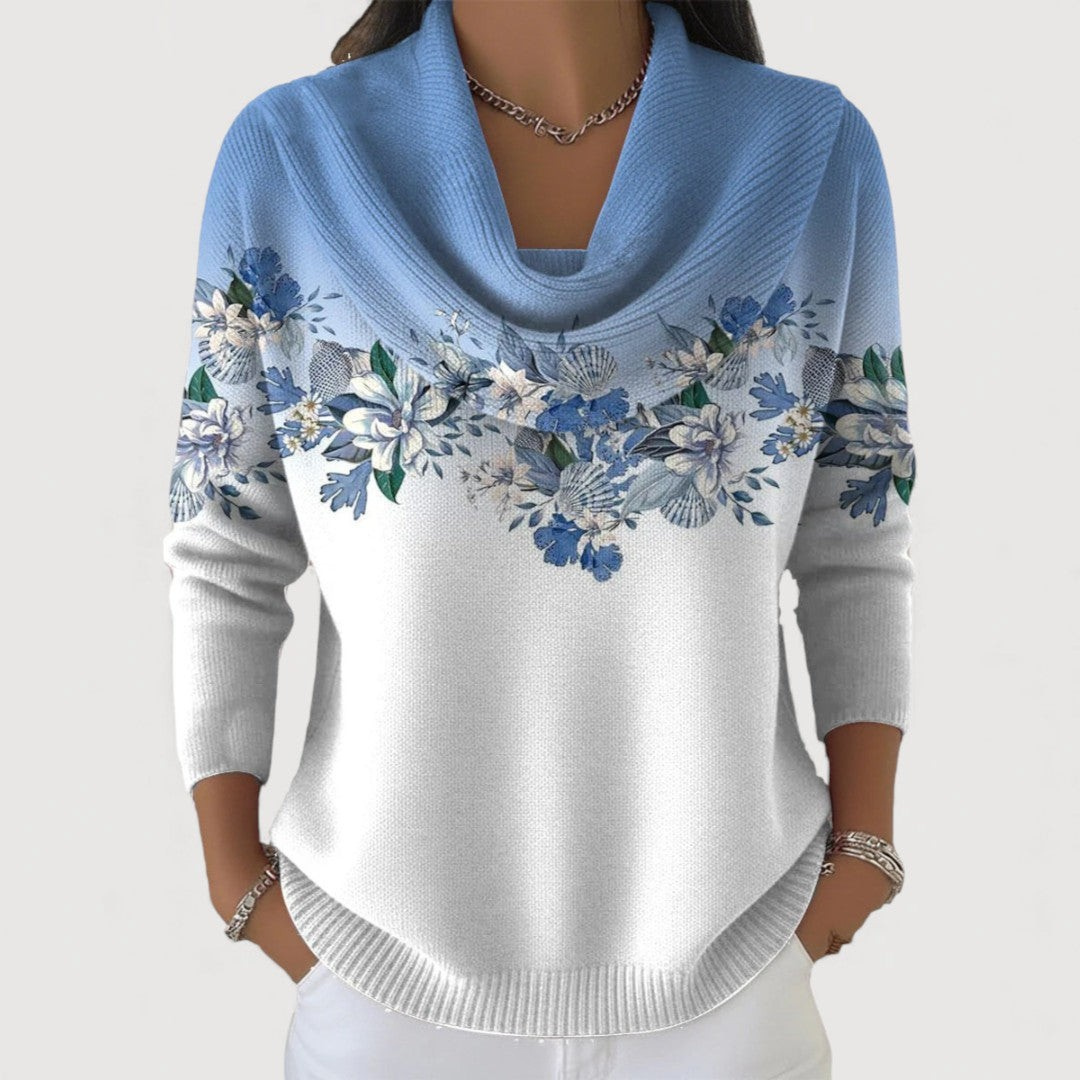 Alora | Kwiatowy sweter