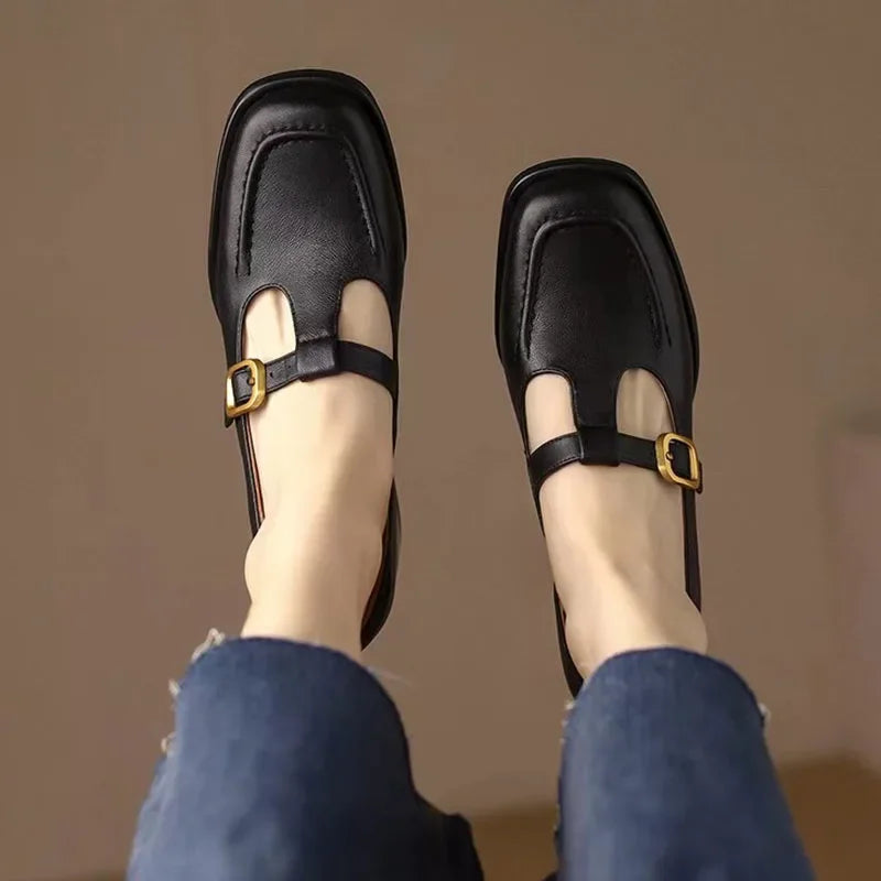 Patrycja | Orthopedic T-Strap Shoes